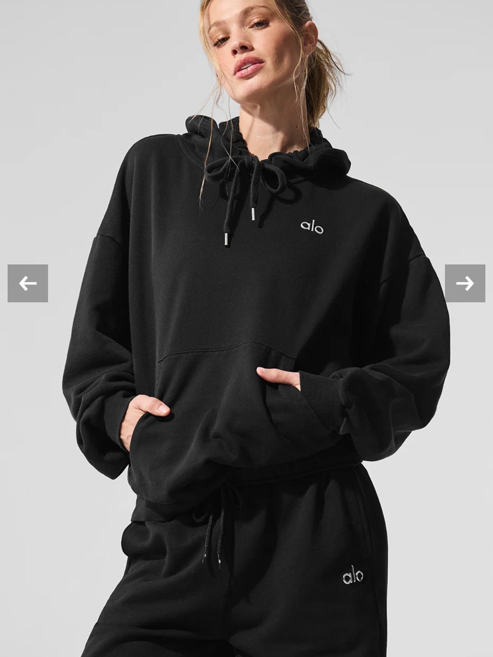 Alo Yoga Accolade Hoodie in black